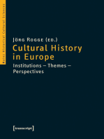 Cultural History in Europe: Institutions - Themes - Perspectives