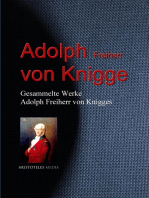 Gesammelte Werke Adolph Freiherr von Knigges