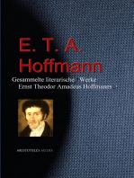 Gesammelte literarische Werke Ernst Theodor Amadeus Hoffmanns (E. T. A. Hoffmann)