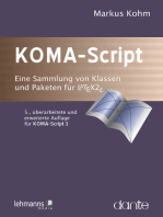 KOMA-Script: Eine Sammlung von Klassen und Paketen für LaTeX 2e