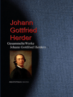 Gesammelte Werke Johann Gottfried Herders