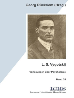L. S. Vygotskij: Vorlesung über Psychologie