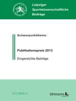 Leipziger Sportwissenschaftliche Beiträge: Jahrgang 55 (2014) Heft 1