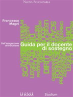 Guida per il docente di sostegno: Dall'integrazione all'inclusione