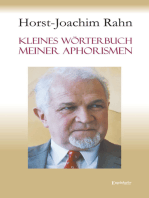 Kleines Wörterbuch meiner Aphorismen