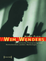 Wim Wenders: Hermetische Filmsprache und Fortschreiben antiker Mythologie