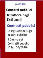 Contratti pubblici - Concorso Istruttore Enti Locali