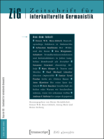 Zeitschrift für interkulturelle Germanistik: 4. Jahrgang, 2013, Heft 1