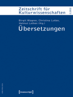 Übersetzungen: Zeitschrift für Kulturwissenschaften, Heft 2/2012