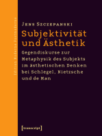 Subjektivität und Ästhetik: Gegendiskurse zur Metaphysik des Subjekts im ästhetischen Denken bei Schlegel, Nietzsche und de Man