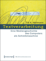 Textverarbeitung: Eine Mediengeschichte des Computers als Schreibmaschine