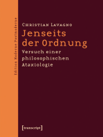 Jenseits der Ordnung: Versuch einer philosophischen Ataxiologie