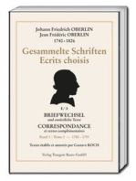 Johann Friedrich OBERLIN 1740-1826 Gesammelte Schriften: Briefwechsel und zusätzliche Texte, Band I / Teil 3 1785-1793