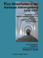 Vom Wirtschaften in der Kartause Allerengelberg 1418-1531