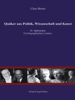 Quäker aus Politik, Wissenschaft und Kunst: 20. Jahrhundert. Ein biographisches Lexikon