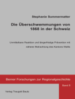 Die Überschwemmungen von 1868 in der Schweiz