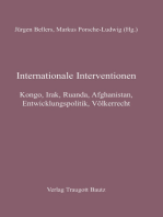 Internationale Interventionen: Kongo, Irak, Ruanda, Afghanistan, Entwicklungspolitik, Völkerrecht