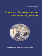 Friedrich Schleiermacher interkulturell gelesen