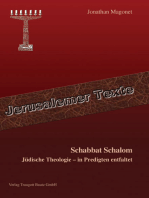 Schabbat Schalom: Jüdische Theologie - in Predigten entfaltet