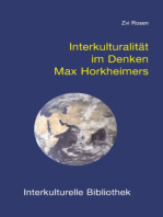 Interkulturalität im Denken Max Horkheimers