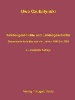 Kirchengeschichte und Landesgeschichte: Gesammelte Aufsätze aus den Jahren 1991 bis 2003