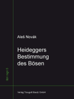 Heideggers Bestimmung des Bösen