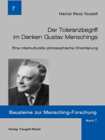 Der Toleranzbegriff im Denken Gustav Menschings