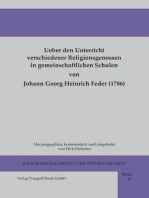 Ueber den Unterricht verschiedener Religionsgenossen in gemeinschaftlichen Schulen