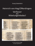 Heinrich von Hag/Ofterdingen: Verfasser des Nibelungenliedes!