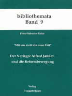 Der Verleger Alfred Janssen und die Reformbewegung: Mit uns zieht die neue Zeit