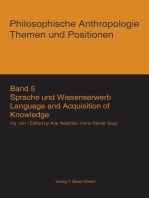 Sprache und Wissenserwerb: Ein interdisziplinärer und interkultureller Zugang