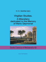 VIRGILIAN STUDIES: A MISCELLANY DEDICATED TO THE MEMORY OF MARIO GEYMONAT