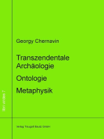 Transzendentale Archäologie - Ontologie - Metaphysik: Methodologische Alternativen in der phänomenologischen  Philosophie Husserls
