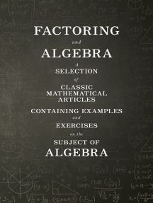 Factoring and Algebra - A Selection of Classic Mathematical Articles ...