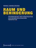 Raum und Behinderung: Wahrnehmung und Konstruktion aus raumsoziologischer Perspektive