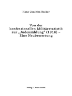 Von der konfessionellen Militärstatistik zur "Judenzählung" (1916) - Eine Neubewertung