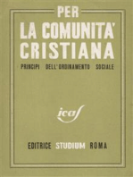 Per la comunità cristiana: Principi dell'ordinamento sociale