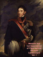 Memoirs And Correspondence of Field-Marshal Viscount Combermere Vol. I