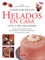 Cómo hacer los helados en casa con y sin heladera