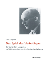 Das Spiel des Verteidigers: Der Jurist Carl Langbehn im Widerstand gegen den Nationalsozialismus