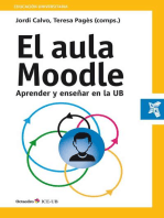 El aula Moodle: Aprender y enseñar en la UB