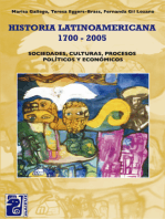 Historia latinoamericana 1700-2005: Sociedades, culturas, procesos políticos y económicos