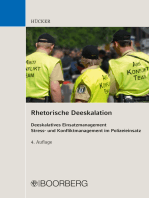 Rhetorische Deeskalation: Deeskalatives Einsatzmanagement – Stress- und Konfliktmanagement im Polizeieinsatz