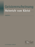 Geistererscheinung: Erzählung