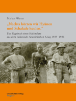 "Nachts hörten wir Hyänen und Schakale heulen.": Das Tagebuch eines Südtirolers aus dem Italienisch-Abessinischen Krieg 1935–1936