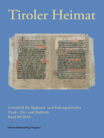 Tiroler Heimat 80 (2016): Zeitschrift für Regional- und Kulturgeschichte Nord-, Ost- und Südtirols