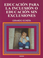 Educación para la inclusión o educación sin exclusiones