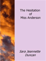 The Hesitation of Miss Anderson