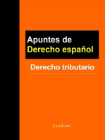 Apuntes de Derecho español: Derecho tributario: Apuntes de Derecho español