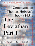 Comments on Thomas Hobbes Book (1651) The Leviathan Part 1